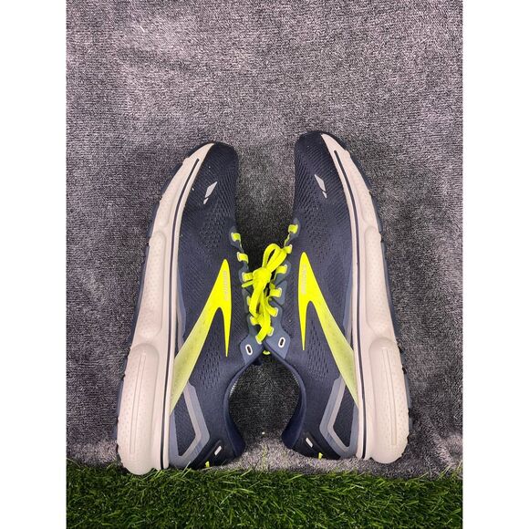 Brooks Ghost 15 Men’s Running Sneakers Blue Yellow Size 11.5 main image 4